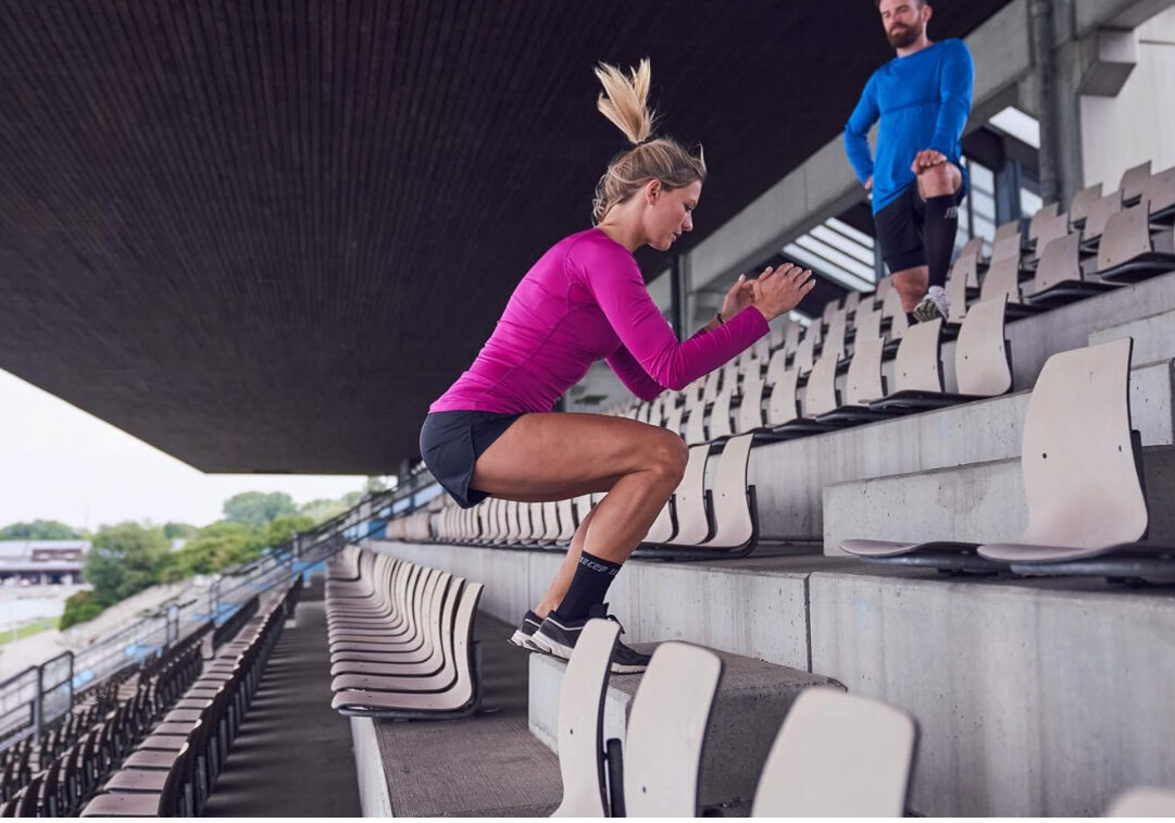 training with ankle brace