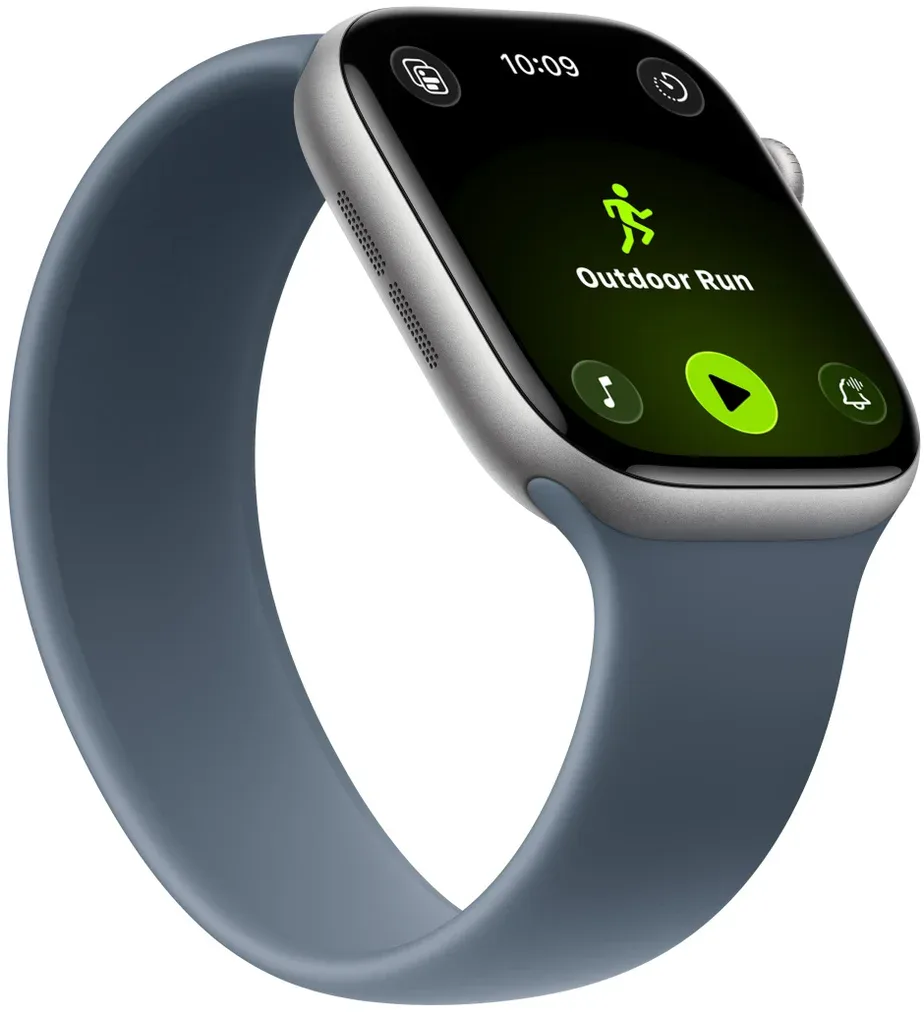 Apple Watch Series 11 worn while running for phone free music