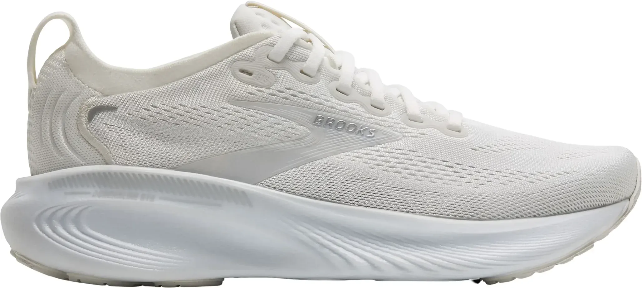 Brooks Adrenaline GTS 25 white running shoe