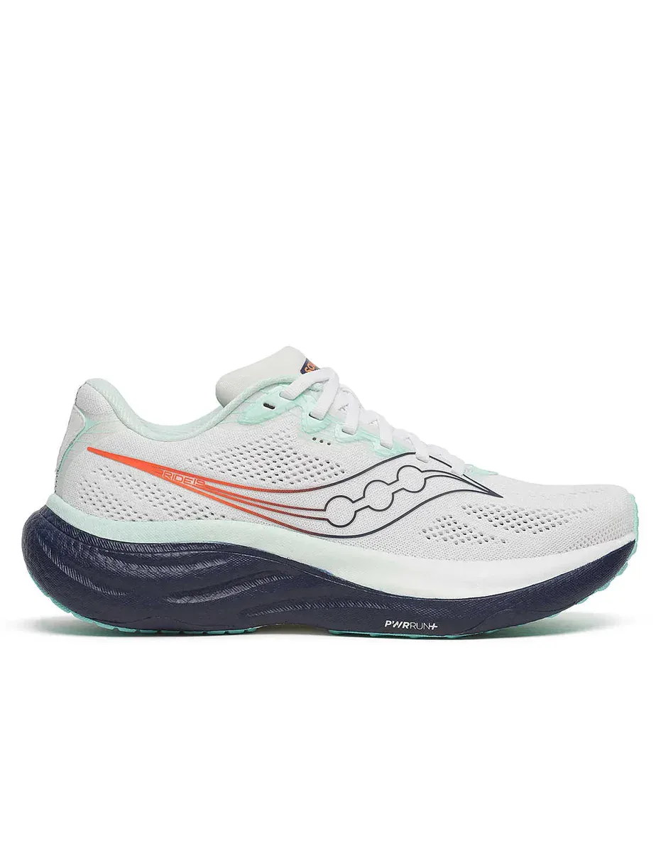 Saucony Ride 19 white colourway