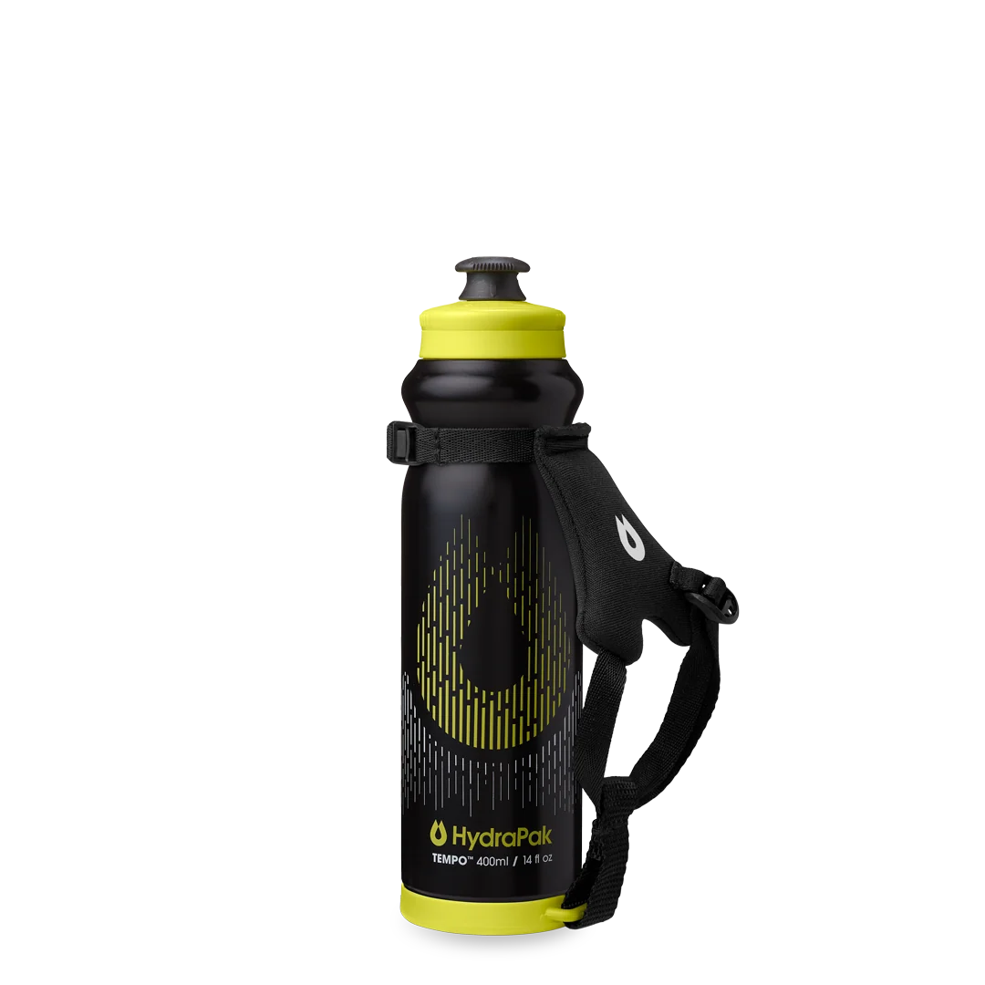 HydraPak Tempo Pro 400 mL handheld running bottle