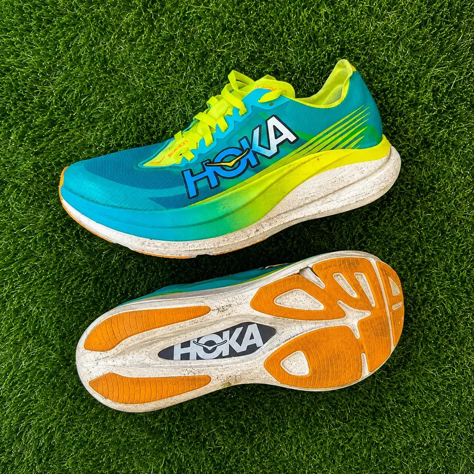 HOKA Rocket X 2 running shoes used for tempo and threshold workouts