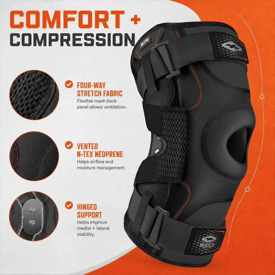 Shock Doctor hinged knee brace